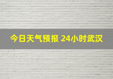 今日天气预报 24小时武汉